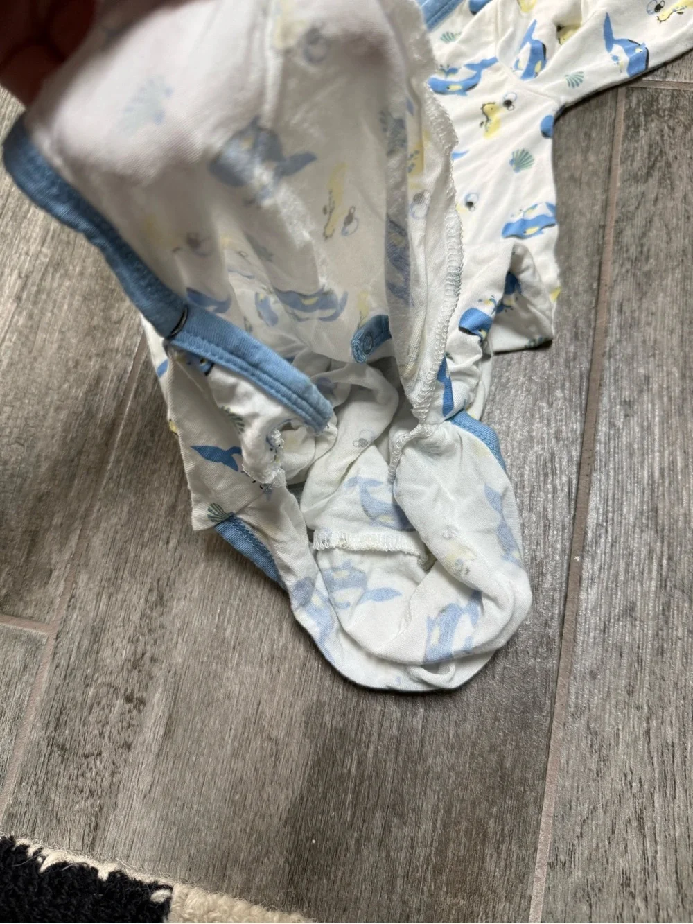 Kyte Whale & Seahorse Bundler Sleeper - Newborn